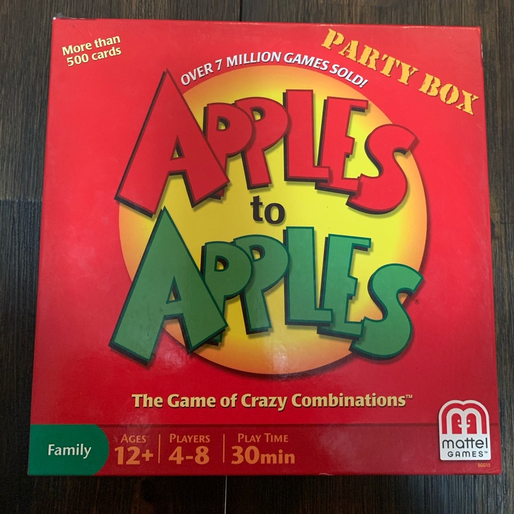 Apple to Apples party box